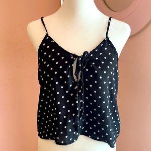 Polka dot tank top in medium
